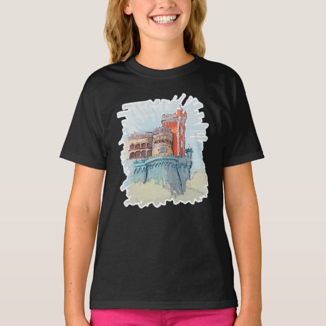 Camiseta Palacio de Pena en Sintra, Portugal (Anverso)