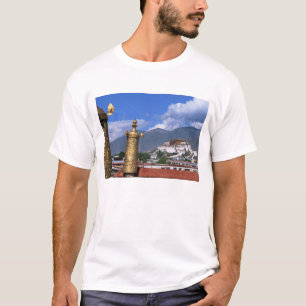 Camiseta Palacio de Potala en Lhasa, Tíbet tomado desde