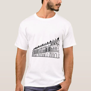 Camiseta Palacio Herrenchiemsee, Baviera Arte minimalista