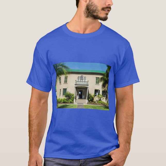 Camiseta Palacio Hulihee Histórico Tamaño Extra (Anverso)