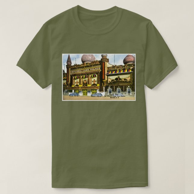 Camiseta Palacio Mitchell Corn, Mitchell, Dakota del Sur (Diseño del anverso)