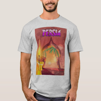 Camiseta Palacio Persia en la cálida noche.