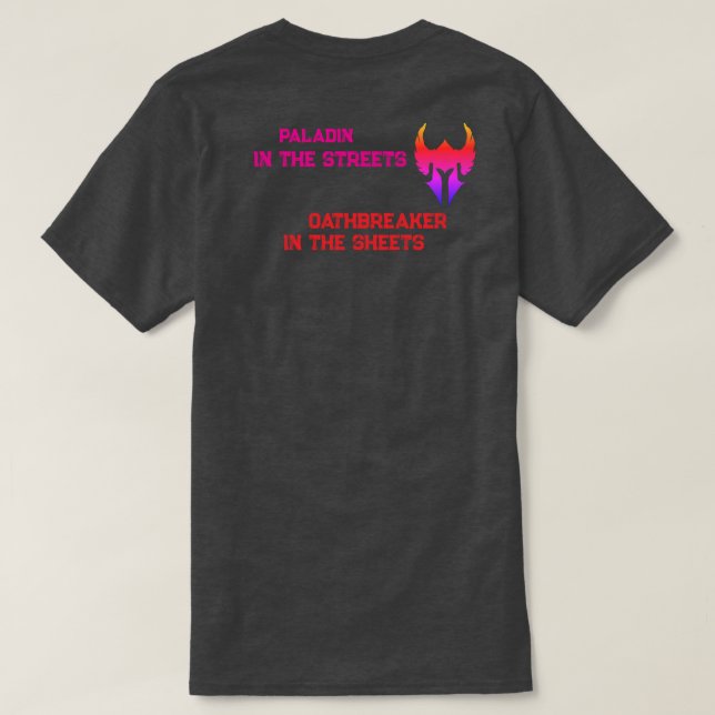 Camiseta Paladin Oathbreaker Smacktalk (Reverso del diseño)
