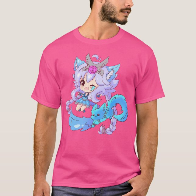 Camiseta Paladins Io Luna Chibi (Anverso)