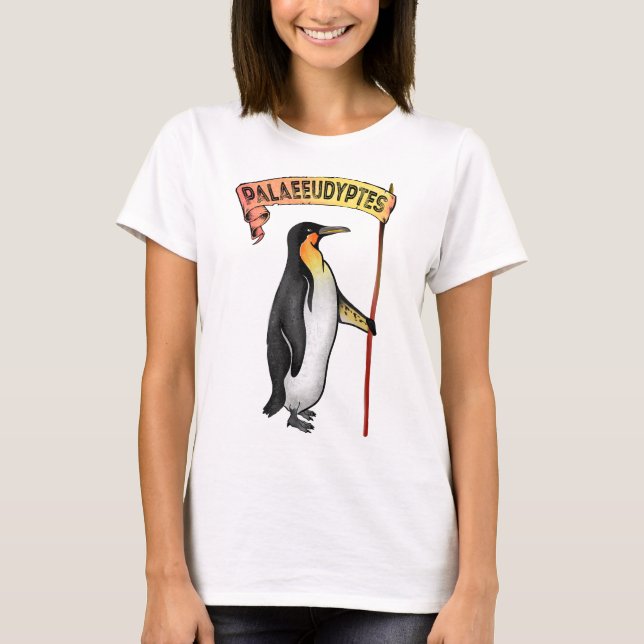 Camiseta Palaeeudyptes Extinct Penguin (Anverso)