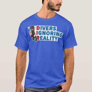 Camiseta Palangrería 3D Glases DIR Diseño para buceo Scuba 