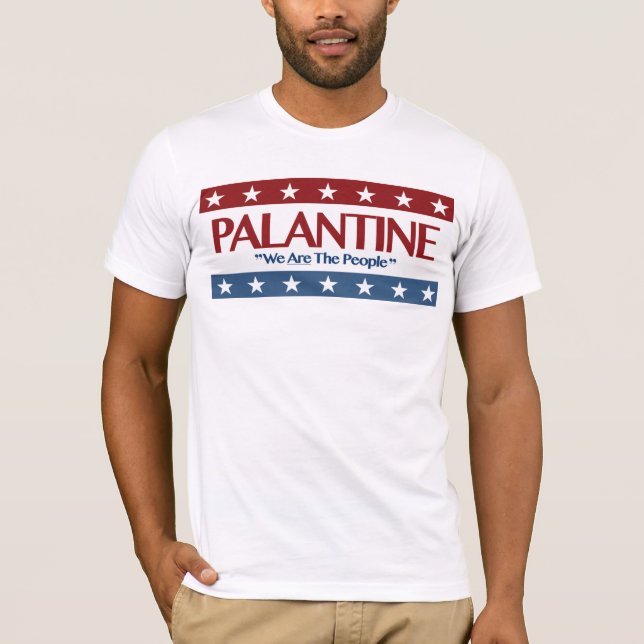 Camiseta Palantine para presidente T-shirt (Anverso)