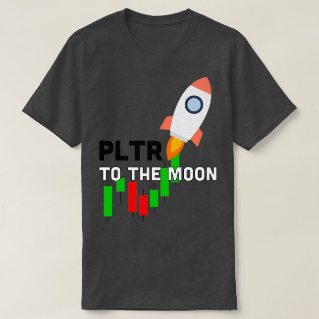 Camiseta Palantir PLTR Al Candlestick De La Luna (Diseño del anverso)