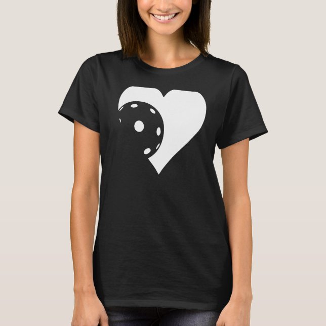 Camiseta Palas de pelota de fulano Corazón Hombres Mujeres (Anverso)