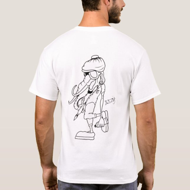 Camiseta palatiana de arte pop (Reverso)