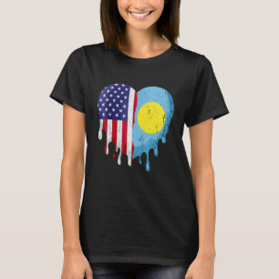 Camiseta Palauano Patriota Americano Crecer País Melando He