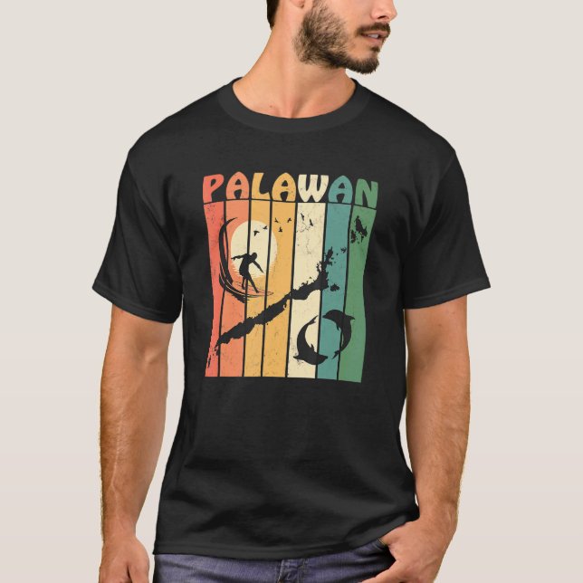 Camiseta Palawan Surfing de Filipinas (Anverso)