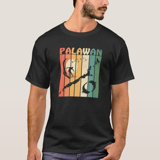 Camiseta Palawan Surfing Premium de Filipinas (Anverso)