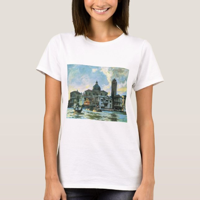 Camiseta Palazzo Labia, Venecia, por John Singer Sargent (Anverso)