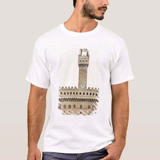 Camiseta Palazzo Vecchio, o el della Signoria, la Florida (Anverso)