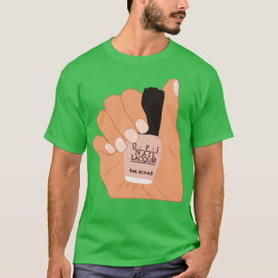 Camiseta palco manicurista rosa 1