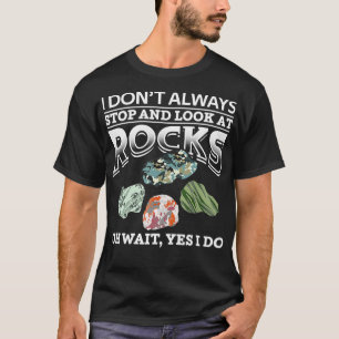 Camiseta Paleontóloga Regalo Colector de Rock Ciencia Graci