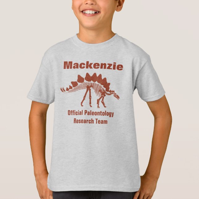 Camiseta Paleontología Dinosaurio Fun (Anverso)