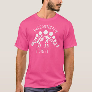 Camiseta Paleontología Me Encanta Cazar Fósiles de Dinosaur