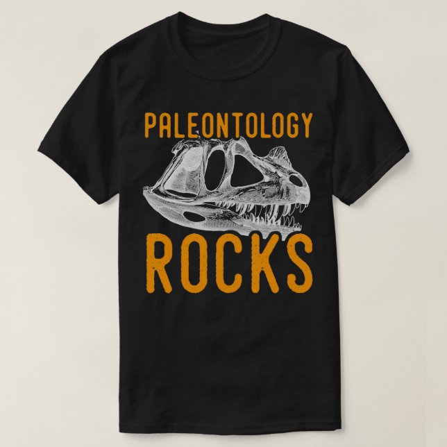 Camiseta Paleontología y rocas paleontológicas (Diseño del anverso)