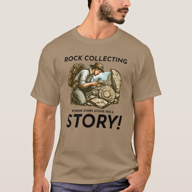 Camiseta Paleontologist Ancient Fossils Rock Collecting boy (Anverso)