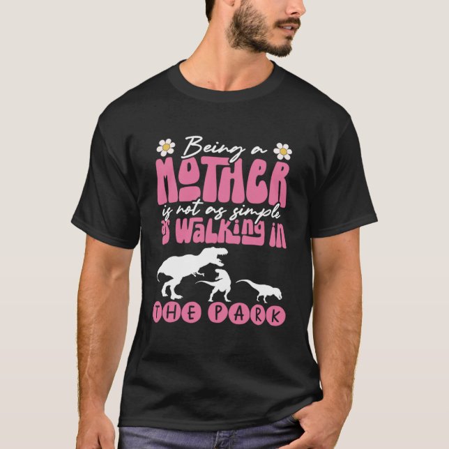 Camiseta Paleontólogo de Dinosaurio Mejor Día de la Madre d (Anverso)