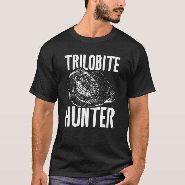 Camiseta Paleontólogo de la caza de fósiles Trilobite Hunte (Anverso)