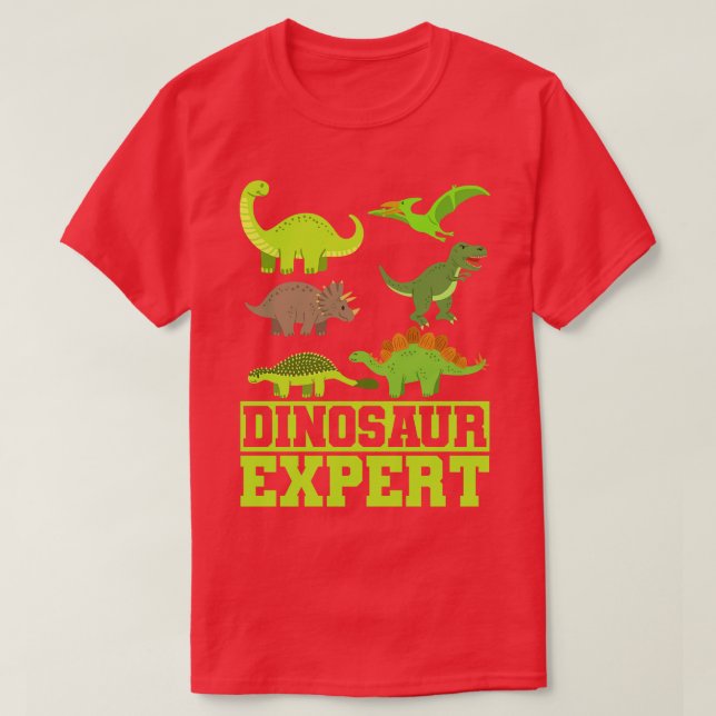 Camiseta Paleontólogo de los dinosaurios 1 (Diseño del anverso)