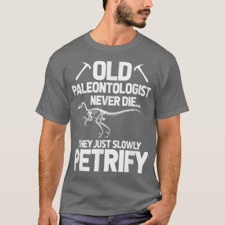 Camiseta Paleontólogo Dinosaurio Paleontología T-Rex Skelet