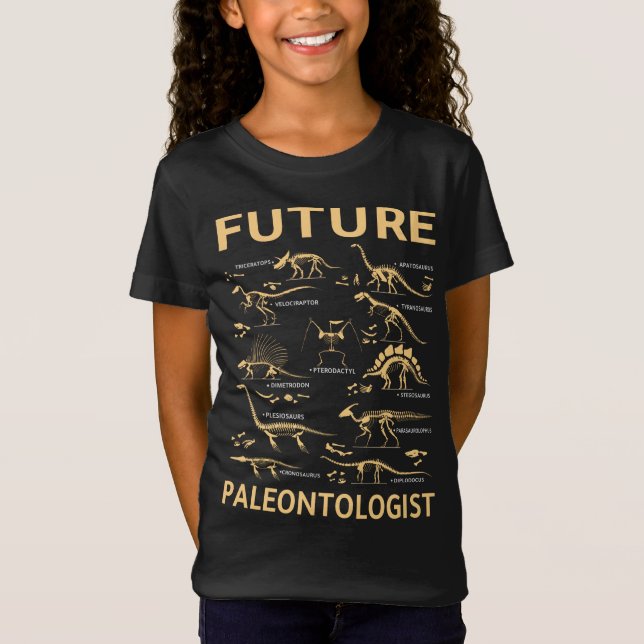 Camiseta paleontólogo futuro (Anverso)