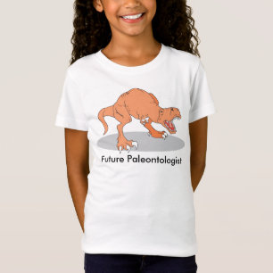 Camiseta Paleontólogo futuro con dinosaurio T-Rex