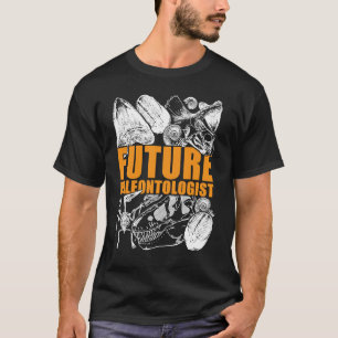 Camiseta Paleontólogo futuro, paleontología divertida