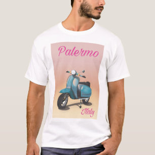 Camiseta Palermo Italia Scooter poster