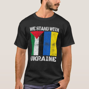 Camiseta Palestina apoya a Ucrania Palestina, estamos de ac