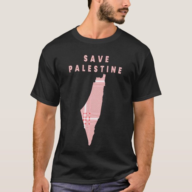 Camiseta palestina - Camiseta con bufanda palestin (Anverso)