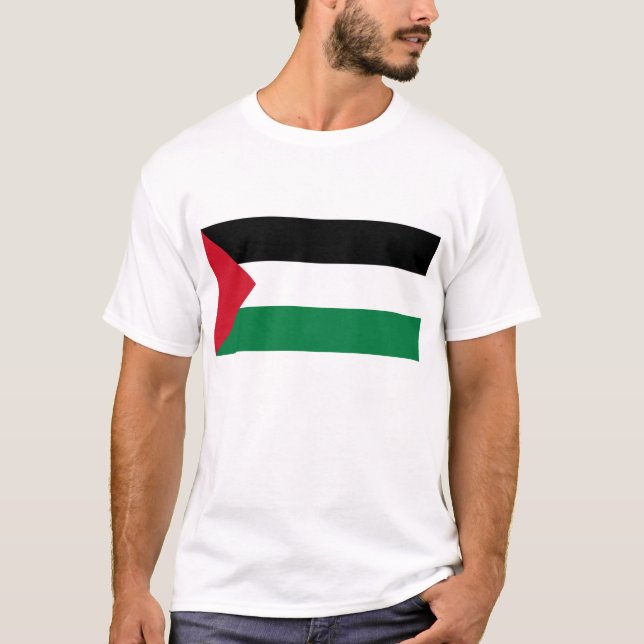 Camiseta palestina de la bandera (Anverso)