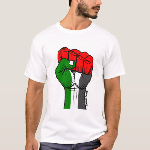 Camiseta palestina del puño de Carlos Latuff