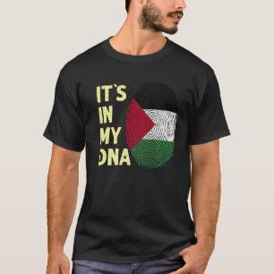 Camiseta Palestina En Mi Adn Palestina Bandera Equipo Pales