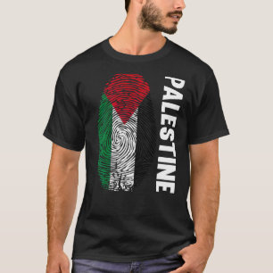 Camiseta Palestina huella dactilar palestina Palesti