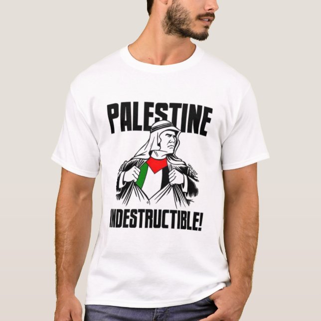 Camiseta Palestina indestructible (Anverso)