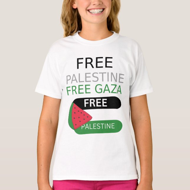 Camiseta palestina libre (Anverso)
