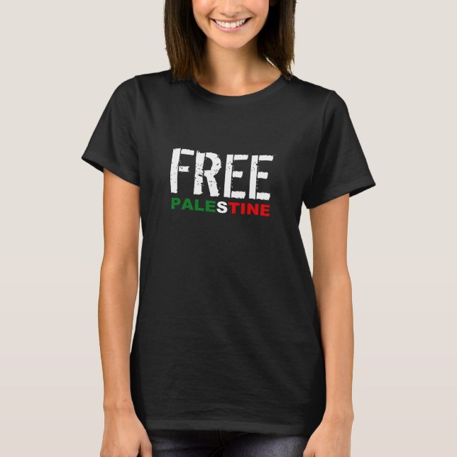 Camiseta Palestina libre (Anverso)