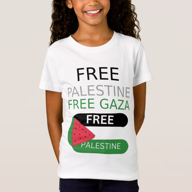 Camiseta palestina libre (Anverso)