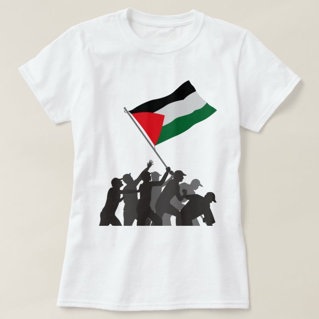 Camiseta Palestina libre (Diseño del anverso)