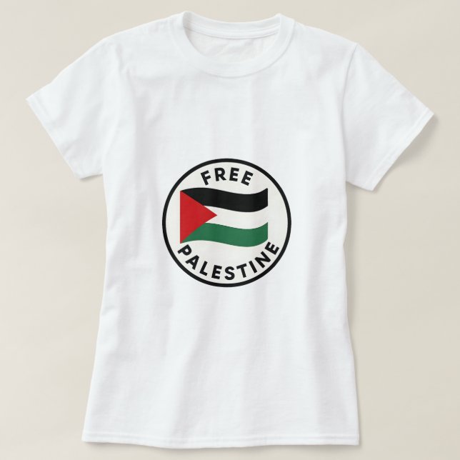 Camiseta Palestina Libre (Diseño del anverso)