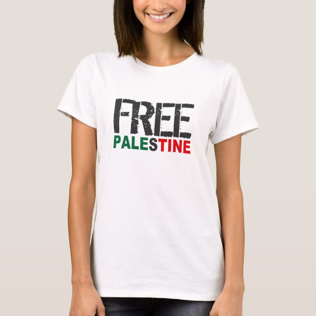 Camiseta Palestina libre (Anverso)