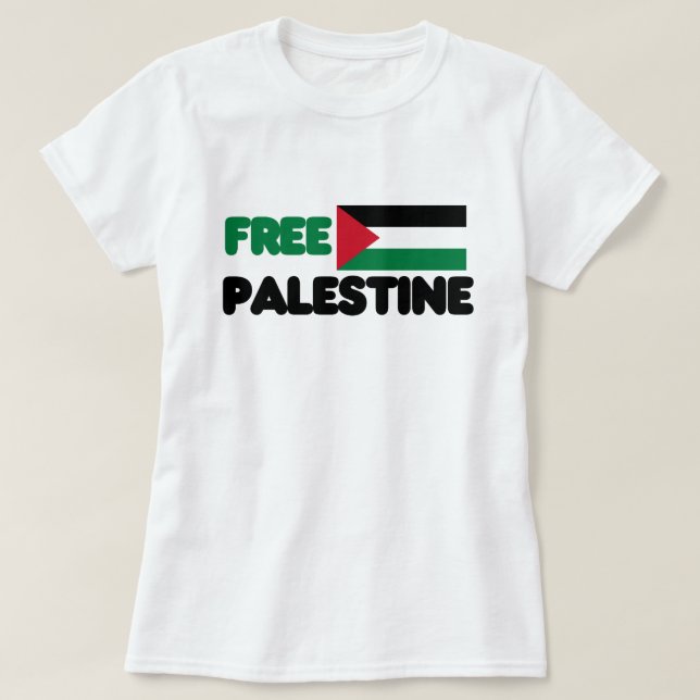 Camiseta Palestina Libre (Diseño del anverso)