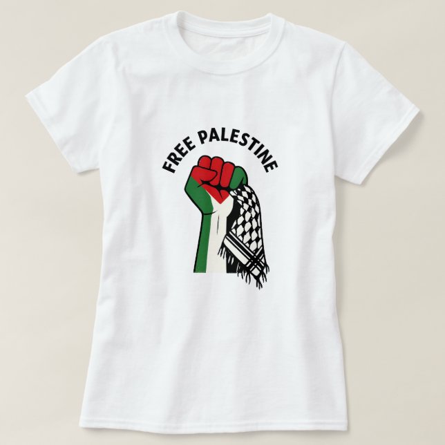 Camiseta Palestina Libre (Diseño del anverso)