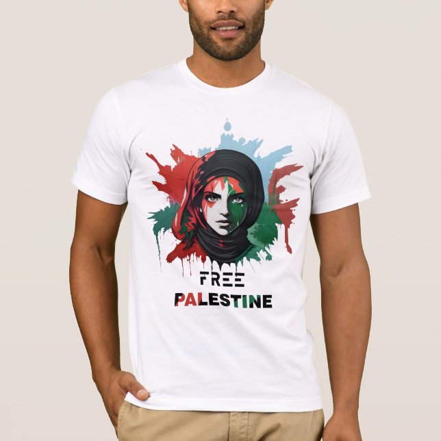 Camiseta palestina libre (Anverso)