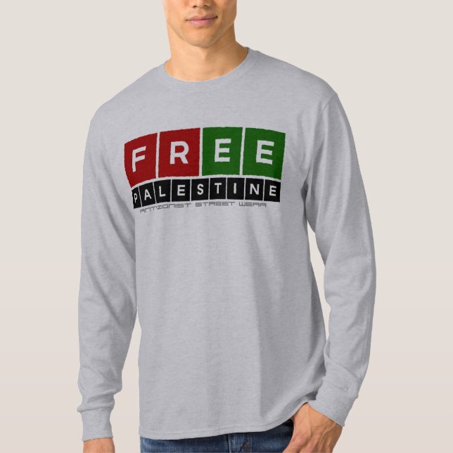 Camiseta ¡Palestina libre! (Anverso)